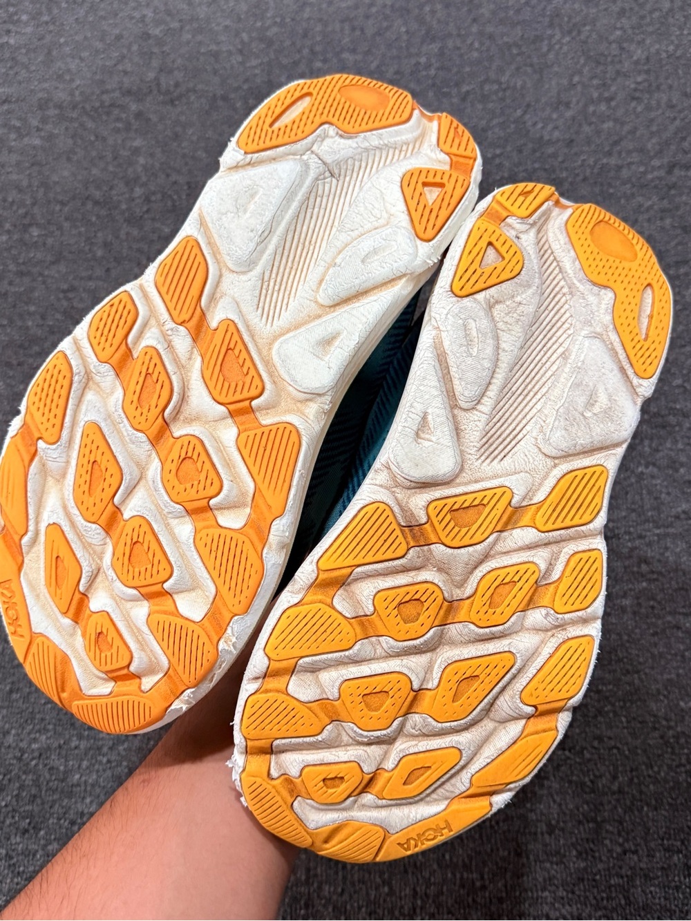 Hoka Men's Teal & Navy Athletic Running Shoe - Picture 4 of 6